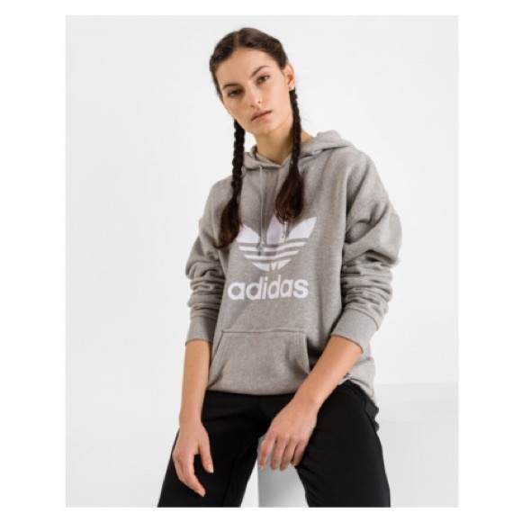 Adidas Originals WOMENS TREFOIL HOODIE CY6665 Size S /M - Picture 8 of 13